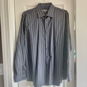 Kenneth Cole Reaction men’s long sleeve button down shirt